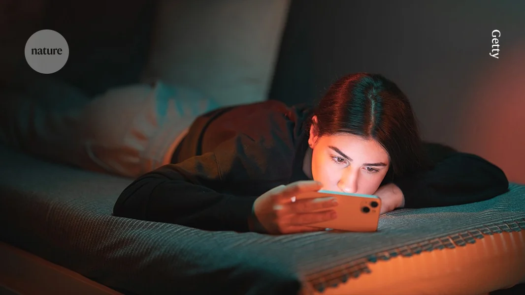 Visual published with the cited source for this record: A bestseller blamed phones for teen distress; a review disagreed