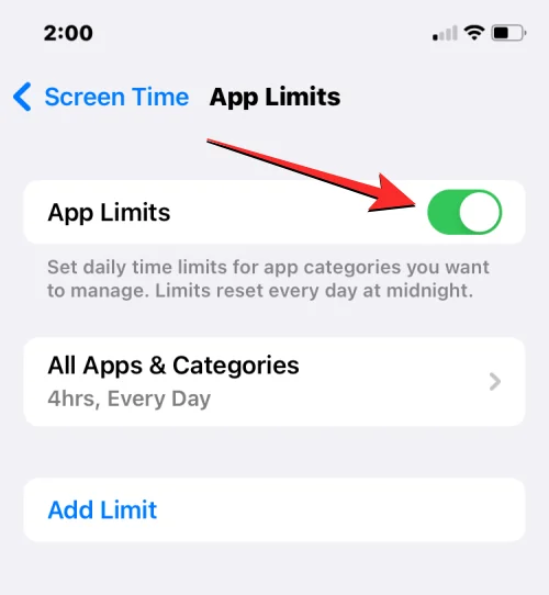 Visual for this record: Screen Time limits a category, not what happens inside it