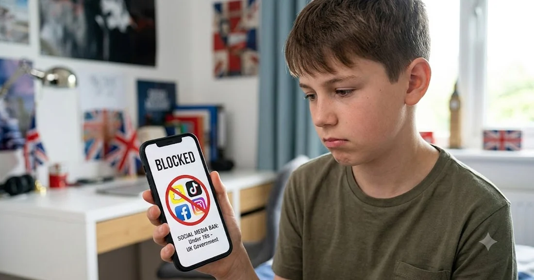Visual for this record: A UK regulator found half of under-13s use social media anyway