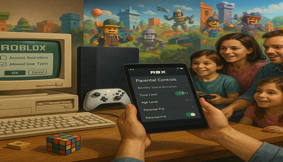 Visual for this record: Roblox parental controls fade as an estimated age climbs