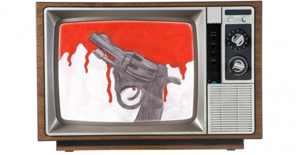 Visual for this record: A 1972 report on TV violence was cautious and self-critical
