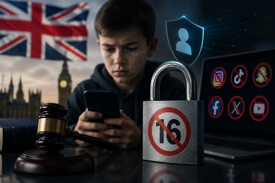 Visual for this record: The UK told online services to default to child privacy